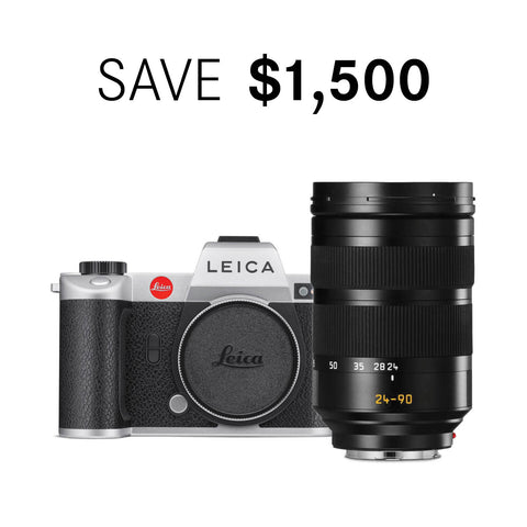 Leica SL2 Silver Edition Bundle with Vario-Elmarit-SL 24-90mm f/2.8-4.0 ASPH