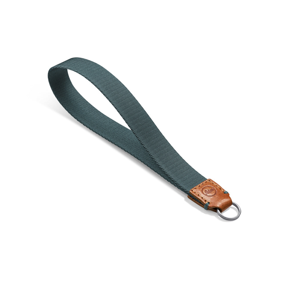 Leica D-Lux 8 Wrist Strap, Leather, Cognac - Petrol
