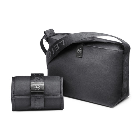Leica Sofort Crossbody Bag, M, Recycled Polyester, Black