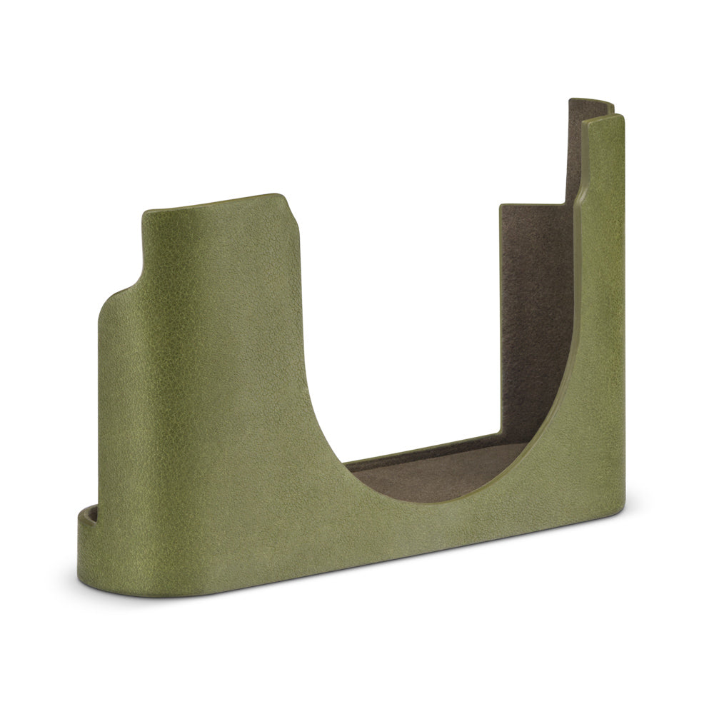 Leica D-Lux 8 Half Case, Leather, Olive Green
