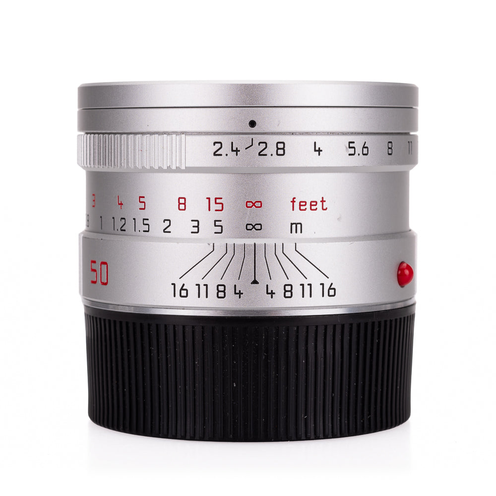Used Leica Summarit-M 50mm f/2.4, silver
