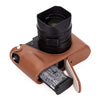 Artisan & Artist* Leather Half Case for Leica Q, Q2, Q3, or Q3 43 (Light Brown)