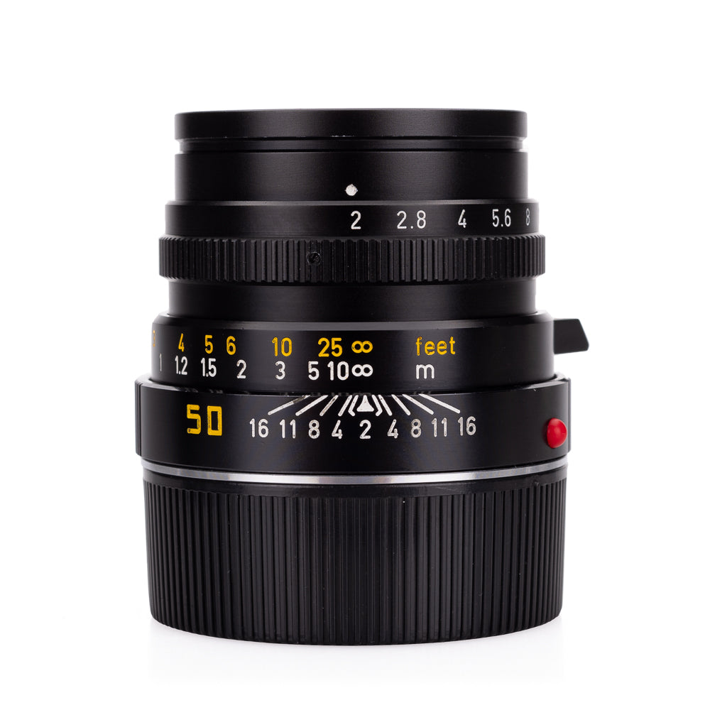Used Leica Summicron-M 50mm f/2 V4, black (Canada) 'Tiger Paw' - 6-Bit - Recent Leica CLA