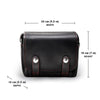 Oberwerth ‘Louis’ Leather Camera Bag, Luxury Edition - Novonappa Black with Red Stitching