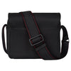 Oberwerth The Q Leather Photo Bag - Black with Red Lining