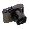 Arte di Mano Leica Q3 Half Case (Type 1-SD, Screw Secured) - Shrunken Calf Khaki