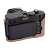 Arte di Mano Leica Q3 Half Case (Type 1-SD, Screw Secured) - Swift Etoupe