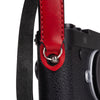 Arte di Mano Classic Neck Strap, XL, 120cm - Minerva Black with Buttero Red Accents