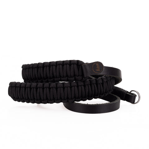 Used Leica Paracord Strap by Cooph, Black/Black, 126cm, Key-Ring Style