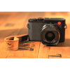 EDDYCAM Elk Leather Wrist Strap (Sling 1), Natural/Natural with Black Stitching