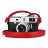 Leica Leather Carrying Strap, Red