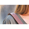 EDDYCAM Elk Leather Vintage Neck Strap, 35mm Wide, Cognac/Natural with Natural Stitching