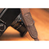 EDDYCAM Elk Leather Vintage Neck Strap, 35mm Wide, Cognac/Mongolian Yak with Natural Stitching