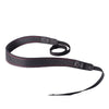 EDDYCAM Elk Leather Neck Strap, 35mm Wide, Black/Black with Red Stitching