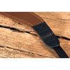 EDDYCAM Elk Leather Neck Strap, 50mm Wide, Cognac/Natural with Natural Stitching
