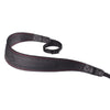 EDDYCAM Elk Leather Neck Strap, 50mm Wide, Black/Black with Red Stitching
