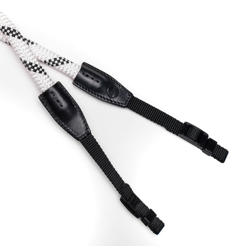 Leica Rope Strap, White & Black, 100cm, Nylon-Loop Style