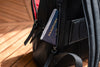 Oberwerth Q Backpack (13" Tablet) Camera Backpack - Leather - Black with Red Lining