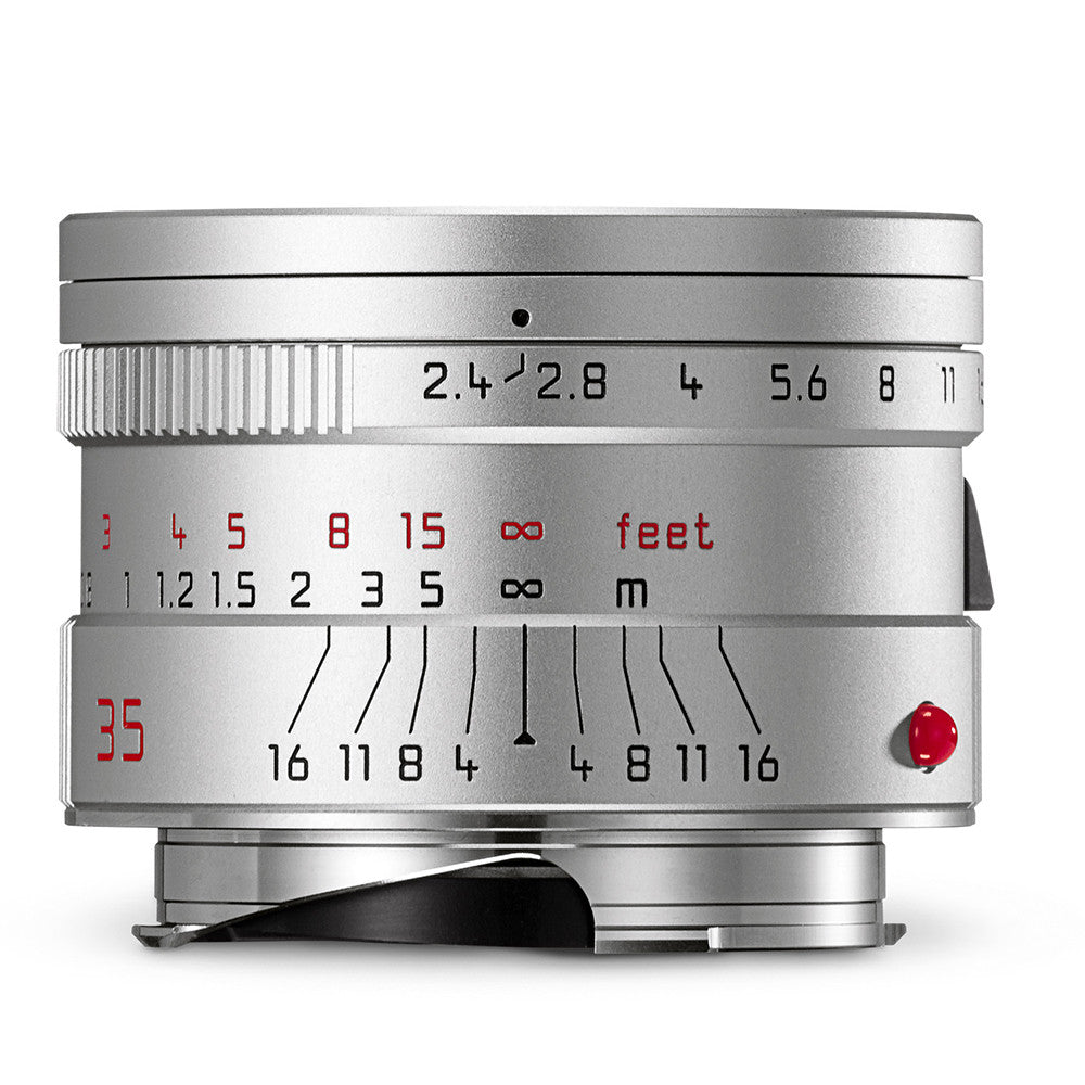 Leica Summarit-M 35mm f/2.4 ASPH Silver Anodized Finish