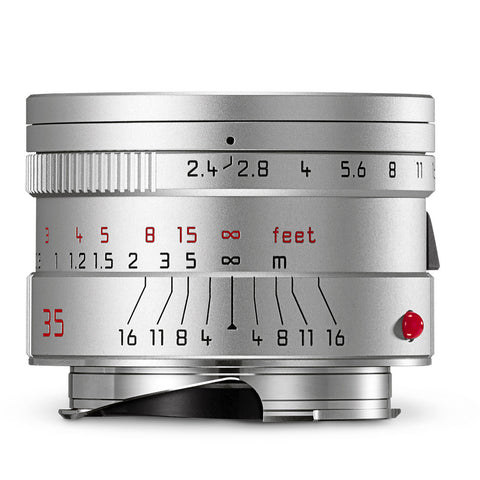 Leica Summarit-M 35mm f/2.4 ASPH Silver Anodized Finish