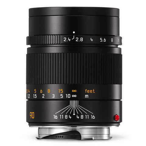 Leica Summarit-M 90mm f/2.4 Black Anodized Finish