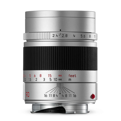 Leica Summarit-M 90mm f/2.4 Silver Anodized Finish