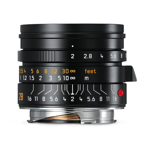 Leica Summicron-M 28mm f/2 ASPH, black (Made in Portugal)