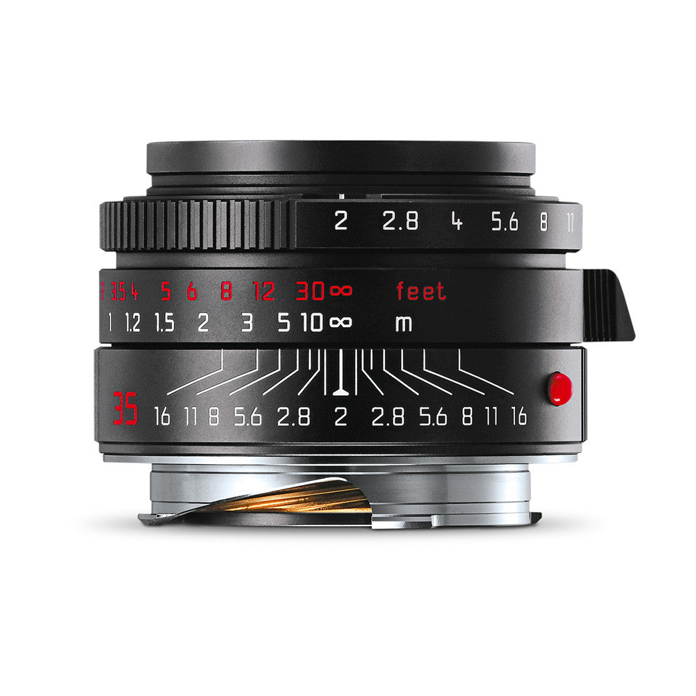 Leica Summicron-M 35mm f/2.0 ASPH- Black Chrome Finish