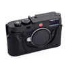 Arte di Mano Half Case for Leica M10 with Battery Access Door - Minerva Black with Black Stitching
