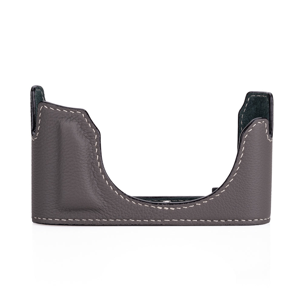 Arte di Mano Half Case for Leica M11 with Advanced Battery Access Door - Shrunken Calf Gray