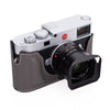 Arte di Mano Half Case for Leica M11 with Advanced Battery Access Door - Shrunken Calf Gray