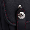 Oberwerth M11 Leather Camera Bag, Black with Red Stitching