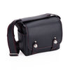 Oberwerth M11 Leather Camera Bag, Black with Red Stitching