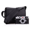 Oberwerth M11 Leather Camera Bag, Black with Red Stitching