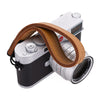 EDDYCAM Elk Leather Wrist Strap (Sling 1), Natural/Natural with Black Stitching