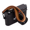 EDDYCAM Elk Leather Wrist Strap (Sling 1), Natural/Natural with Black Stitching