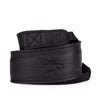 EDDYCAM 200cm Extra Long Elk Leather Neck Strap, 50mm Wide, Black/Black with Black Stitching