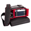 Oberwerth M11 Luxury Leather Camera Bag, Black with Red Stitching