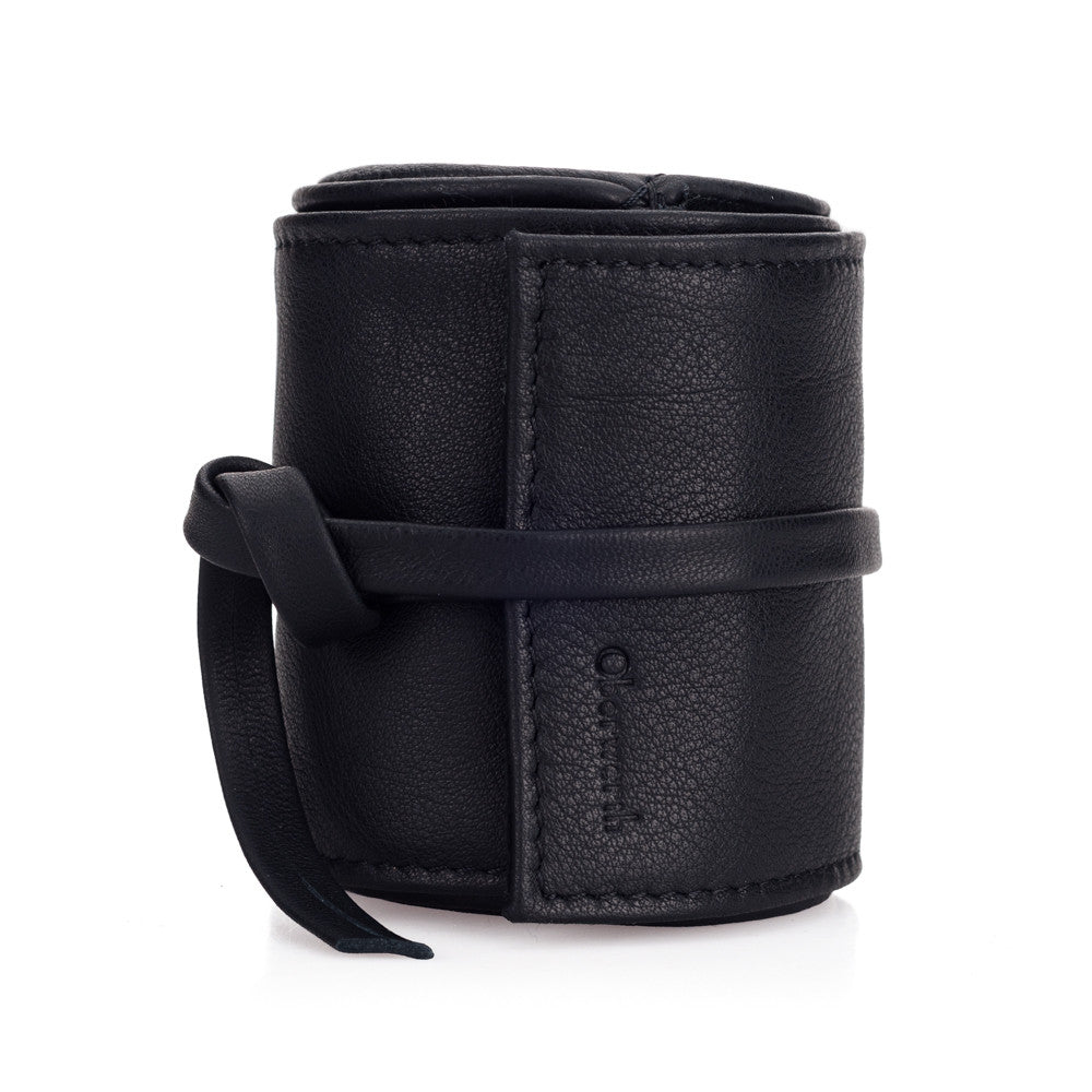 Oberwerth Donau Leather Lens Wrap, Black, Medium