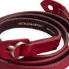 Artisan & Artist* ACAM 280 Leather Padded Strap-Red