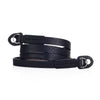 Arte di Mano Comodo Neck Strap, 95cm - Minerva Black with Black Stitching