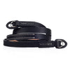 Arte di Mano Comodo Neck Strap, 95cm - Minerva Black with White Stitching