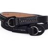 Arte di Mano Comodo Neck Strap, 95cm - Minerva Black with White Stitching