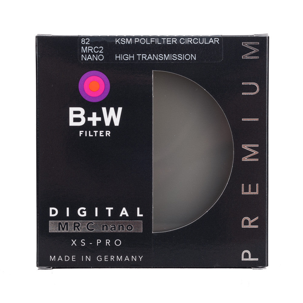 B+W  82mm XS-Pro Kaesemann High Transmission Circular Polarizer MRC-Nano Filter