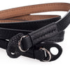 Arte di Mano Comodo Neck Strap, Reinforced, 95cm - Minerva Black with Black Stitching