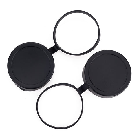 Leica 42x Geovid Objective Covers, Black (Set of 2)