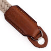 Arte di Mano Waxed Cotton Hand Strap - Beige Cotton with Novonappa Tan Leather Accents