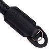 Arte di Mano Waxed Cotton Hand Strap - Black Cotton with Minerva Black Leather Accents