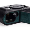 Arte di Mano Half Case for Leica M-D (Typ 262) with Battery Access Door - Minerva Black with Black Stitching