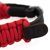 Leica Paracord Handstrap by Cooph, Black/Red, Key-Ring Style